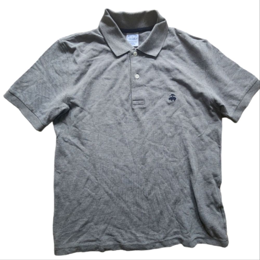 Brooks Brothers Grey Performance Polo - Picture 1 of 3